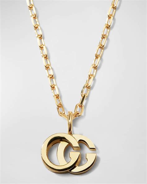 gucci ybc48163800200u|GG Running 18k necklace in 18k yellow gold .